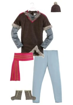 Disguise Deluxe Frozen Kristoff Men's Costume 19 Disguise Deluxe Frozen Kristoff Men's Costume -Halloween Costumes frozen kristoff deluxe adult costume alt 8