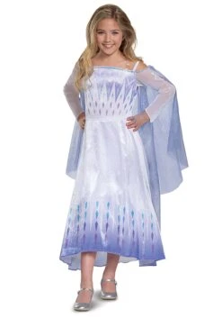 Disguise Deluxe Frozen Snow Queen Elsa Kids Costume