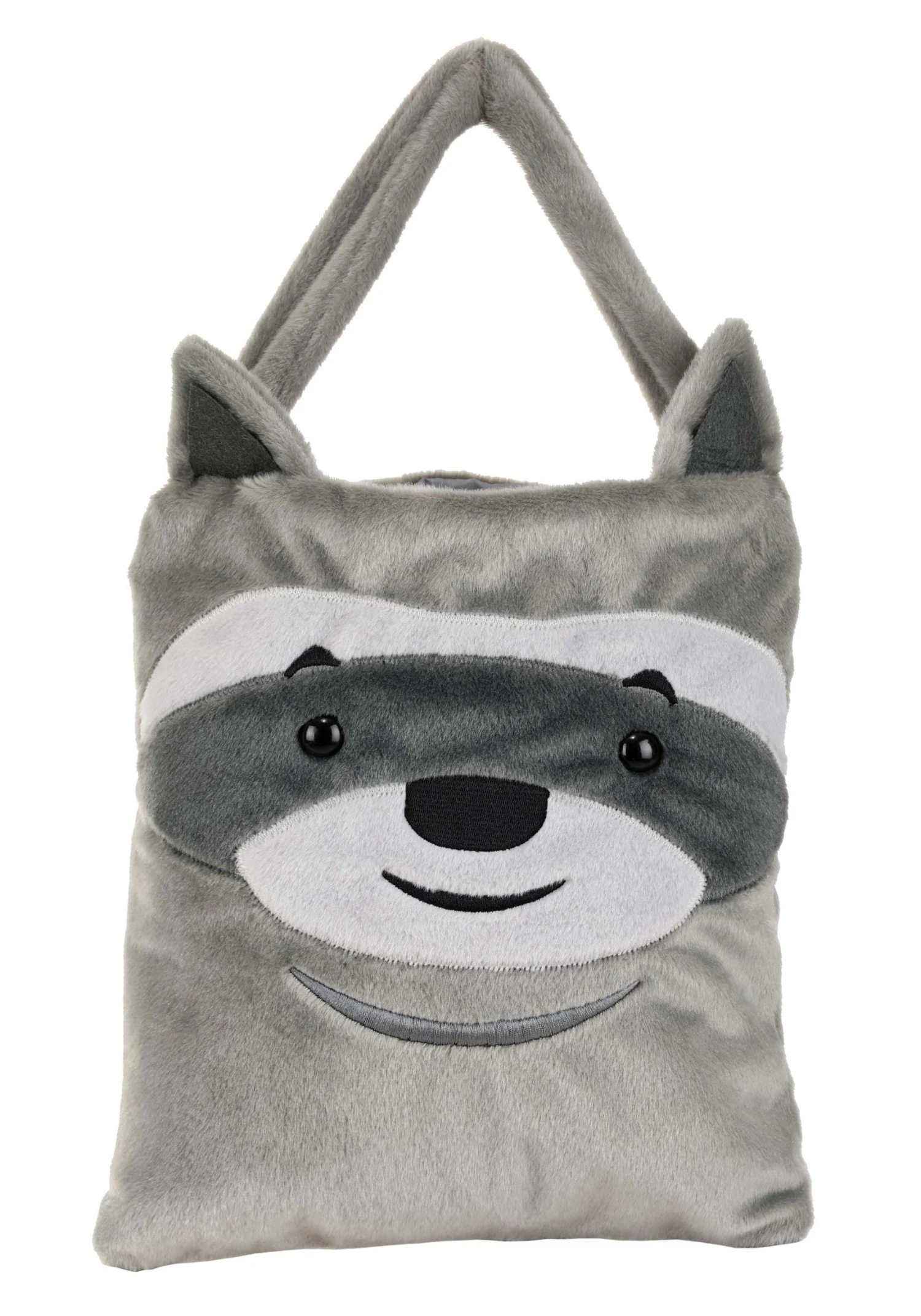 Fuzzy Raccoon Trick-or-Treat Bag 3 Fuzzy Raccoon Trick-or-Treat Bag
