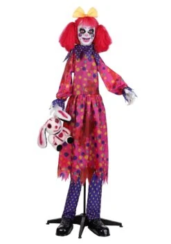 5.25FT Gabby The Grisly Clown Animated Decoration - Scream Saver 12 5.25FT Gabby The Grisly Clown Animated Decoration - Scream Saver -Halloween Costumes gabby the grisly clown animated decoration alt 4