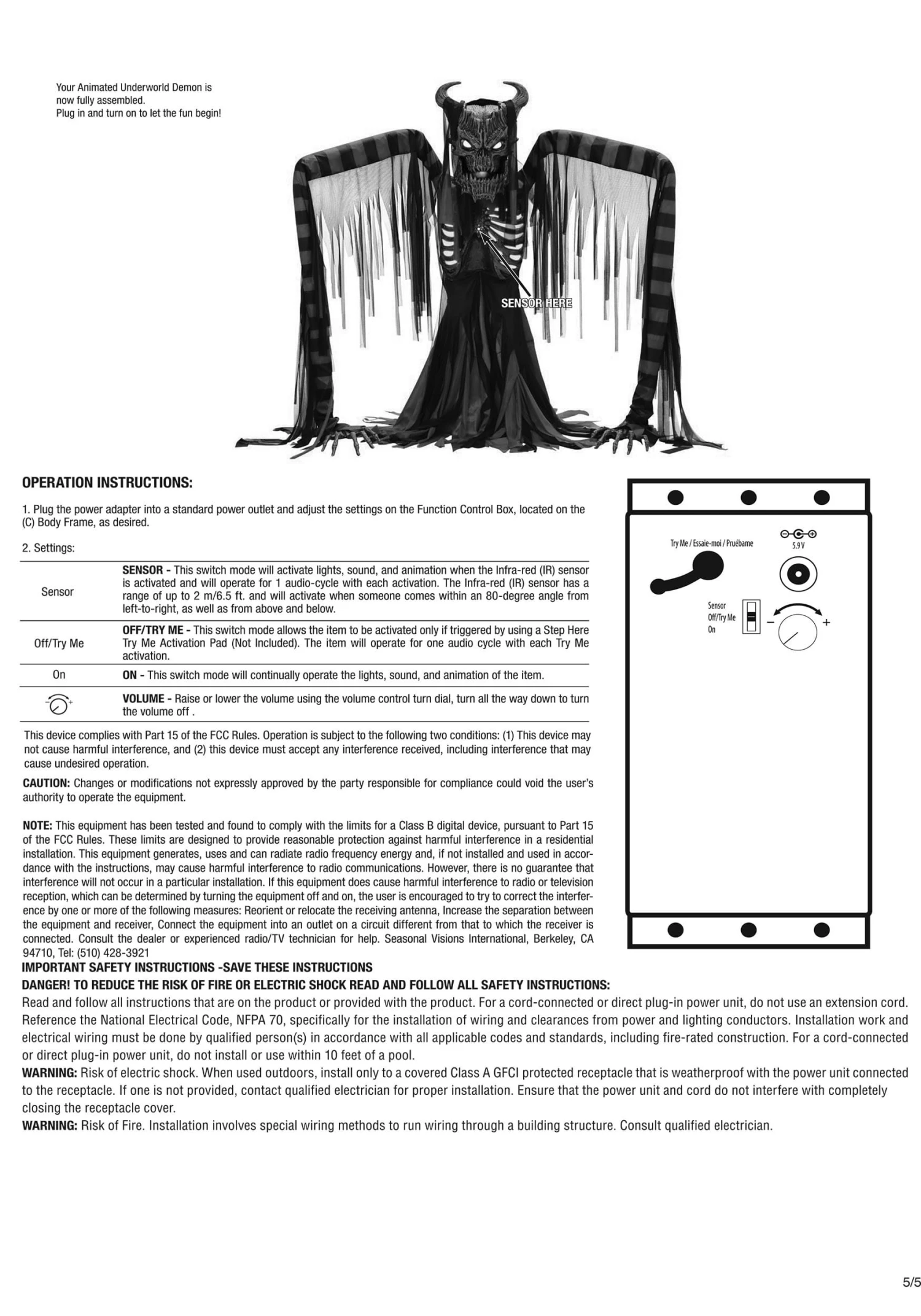 6.5FT Galthax The Underworld Demon Animatronic Halloween Decoration 15 6.5FT Galthax The Underworld Demon Animatronic Halloween Decoration - Image 13