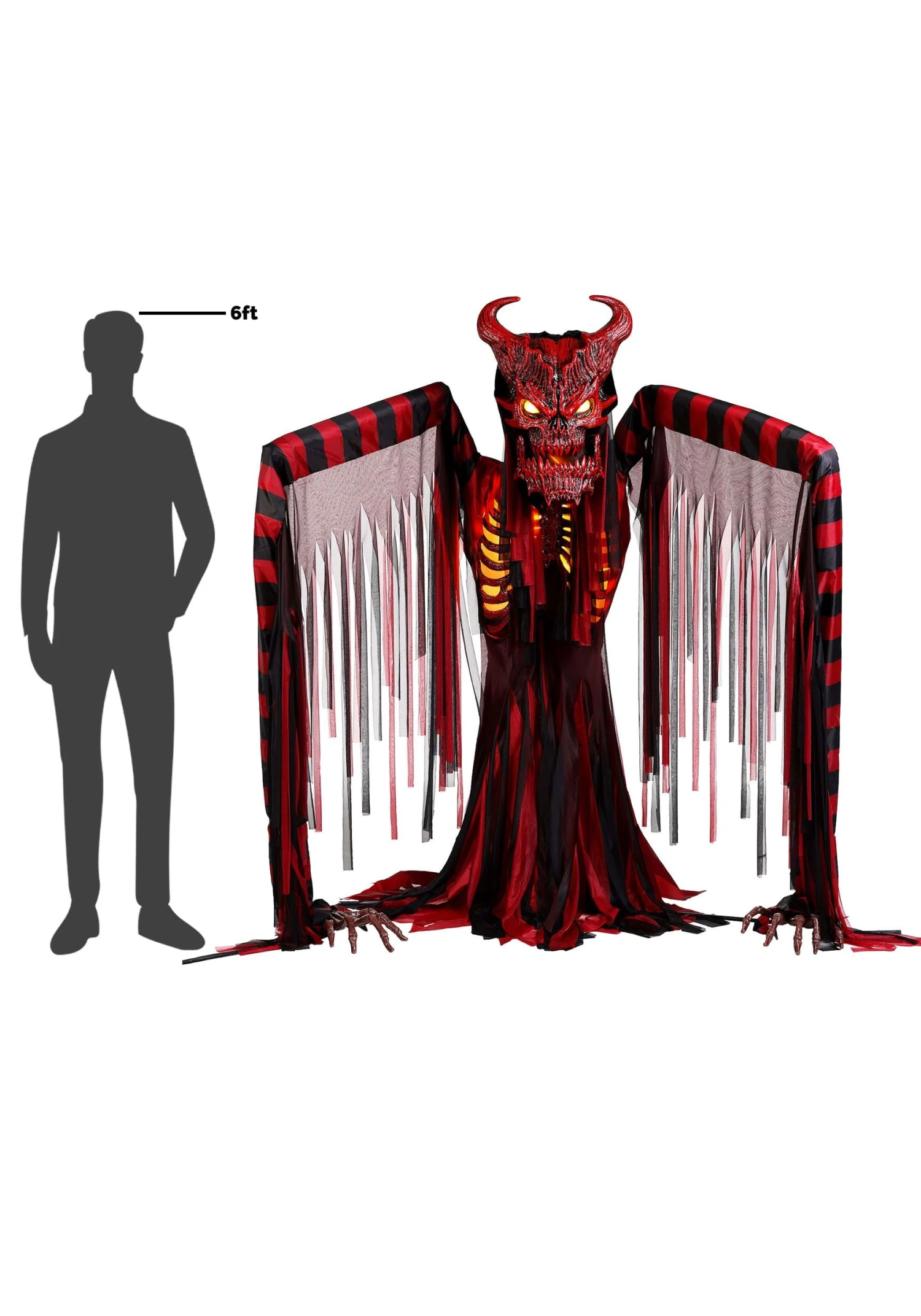 6.5FT Galthax The Underworld Demon Animatronic Halloween Decoration 10 6.5FT Galthax The Underworld Demon Animatronic Halloween Decoration - Image 8