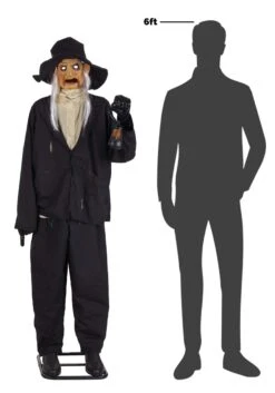 7FT Ghastly Gravedigger Animatronic Decoration - Tekky 13 7FT Ghastly Gravedigger Animatronic Decoration - Tekky -Halloween Costumes ghastly gravedigger animatronic decoration alt 5