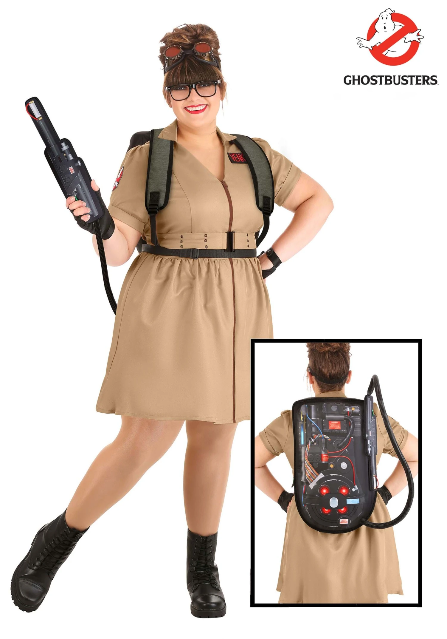 Plus Size Ghostbusters Costume Dress For Women 3 Plus Size Ghostbusters Costume Dress For Women
