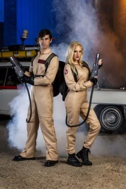 Women's Ghostbusters Plus Size Jumpsuit Costume -Halloween Costumes ghostbusters womens plus size costume jumpsuit alt 9
