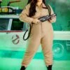 Women's Ghostbusters Plus Size Jumpsuit Costume 2 Women's Ghostbusters Plus Size Jumpsuit Costume -Halloween Costumes ghostbusters womens plus size costume jumpsuit upd1