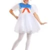 Ghostbusters Stay Puft Costume Dress For Women -Halloween Costumes ghostbusters womens stay puft costume dress
