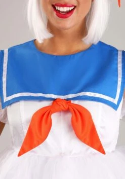 Ghostbusters Stay Puft Costume Dress For Women -Halloween Costumes ghostbusters womens stay puft costume dress alt 2