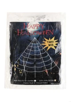 23FT Giant Spider Web Outdoor Halloween Yard Decoration 5 23FT Giant Spider Web Outdoor Halloween Yard Decoration -Halloween Costumes giant spider web outdoor halloween decoration alt 1