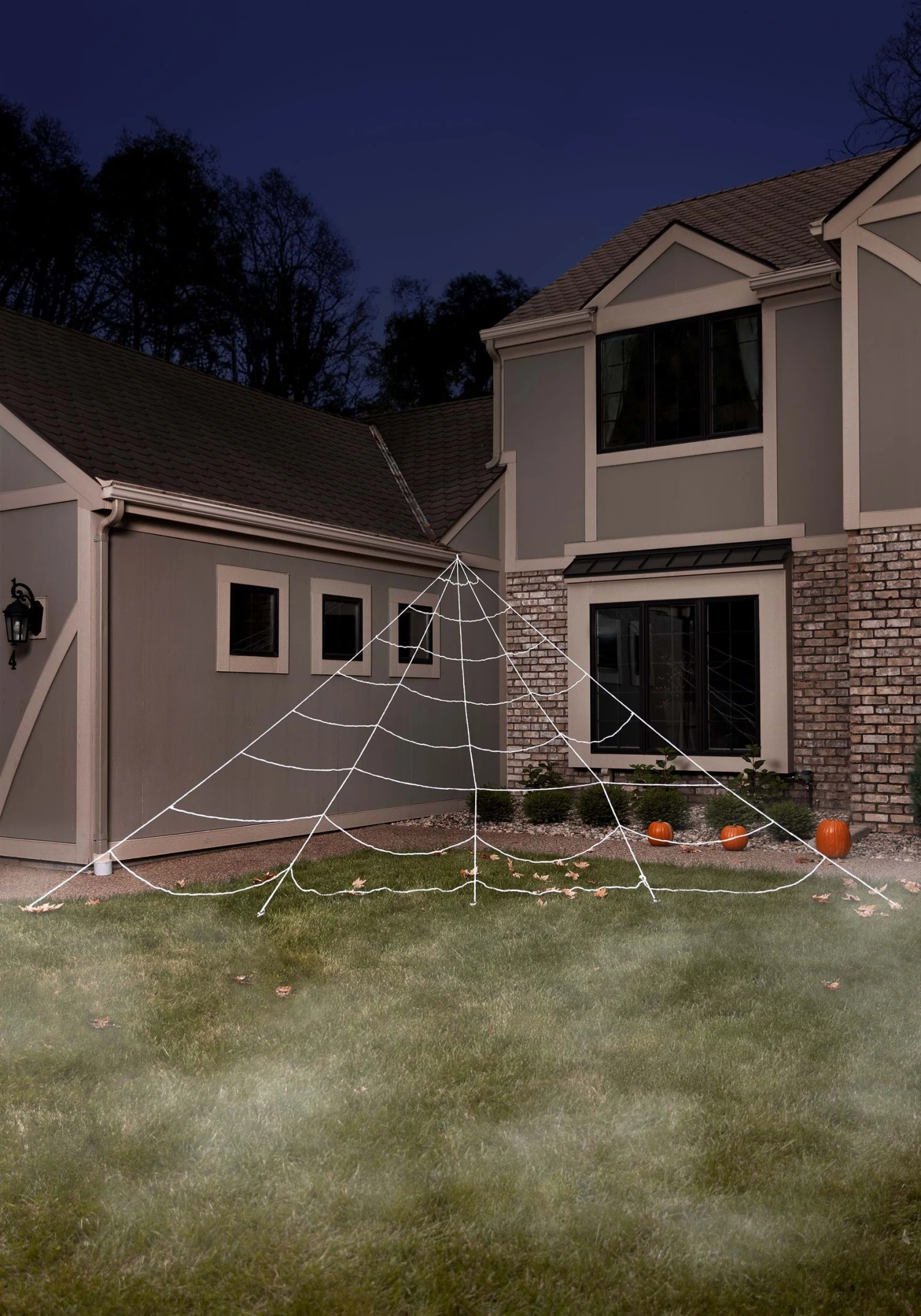 23FT Giant Spider Web Outdoor Halloween Yard Decoration 3 23FT Giant Spider Web Outdoor Halloween Yard Decoration