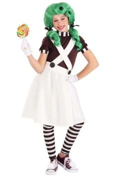 Chocolate Factory Worker Costume For Girls
