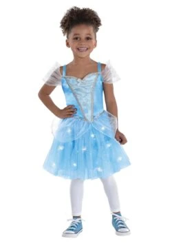 AMSCAN Girl's Cinderella Light Up Toddler Costume Dress