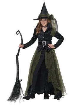 Cool Witch Girl's Costume