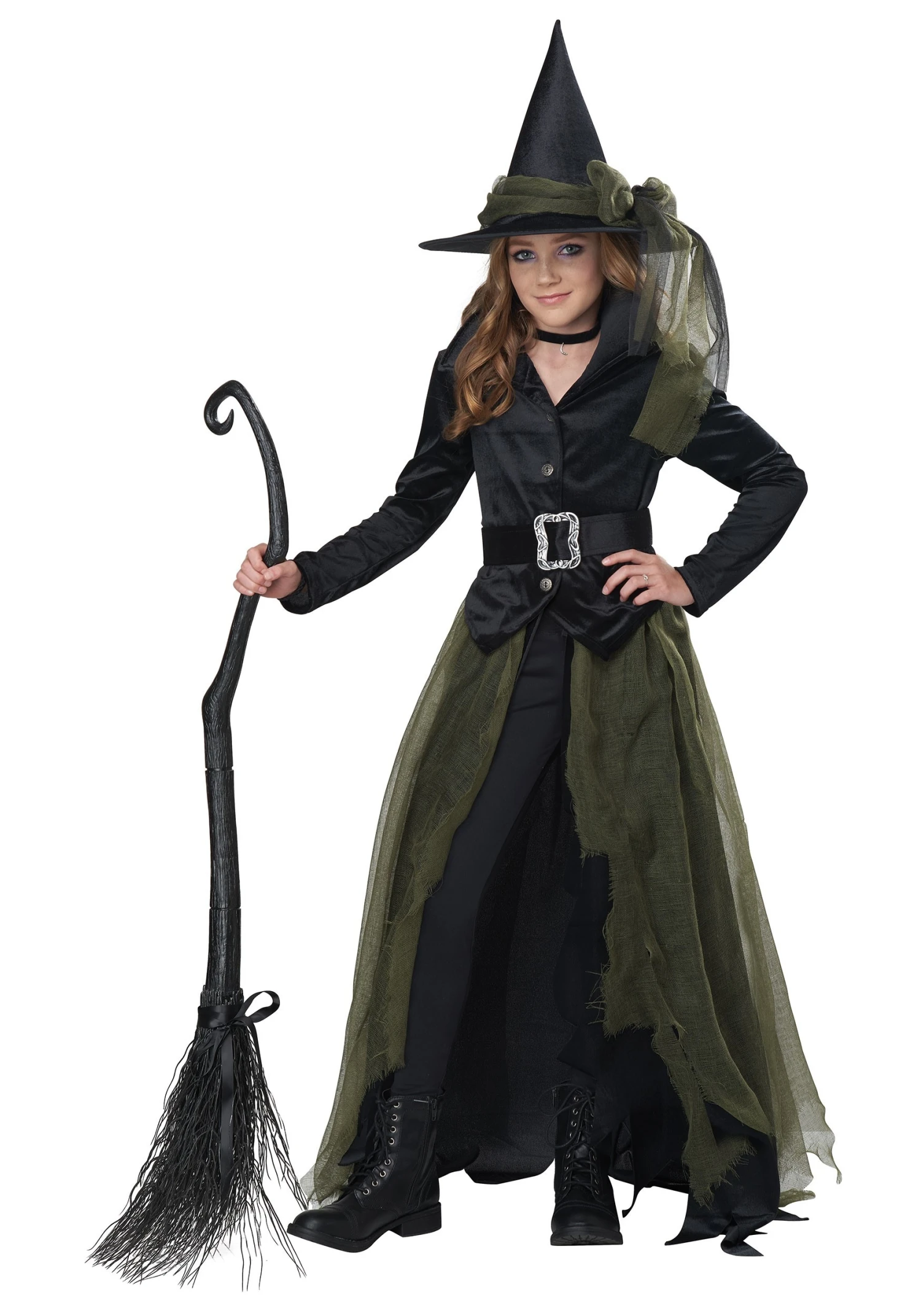 Cool Witch Girl's Costume 3 Cool Witch Girl's Costume