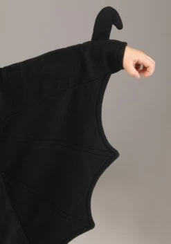 LEG AVENUE Cozy Black Bat Costume For Girls 8 LEG AVENUE Cozy Black Bat Costume For Girls -Halloween Costumes girls cozy bat costume alt 2