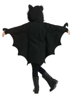LEG AVENUE Cozy Black Bat Costume For Girls 9 LEG AVENUE Cozy Black Bat Costume For Girls -Halloween Costumes girls cozy bat costume alt 3