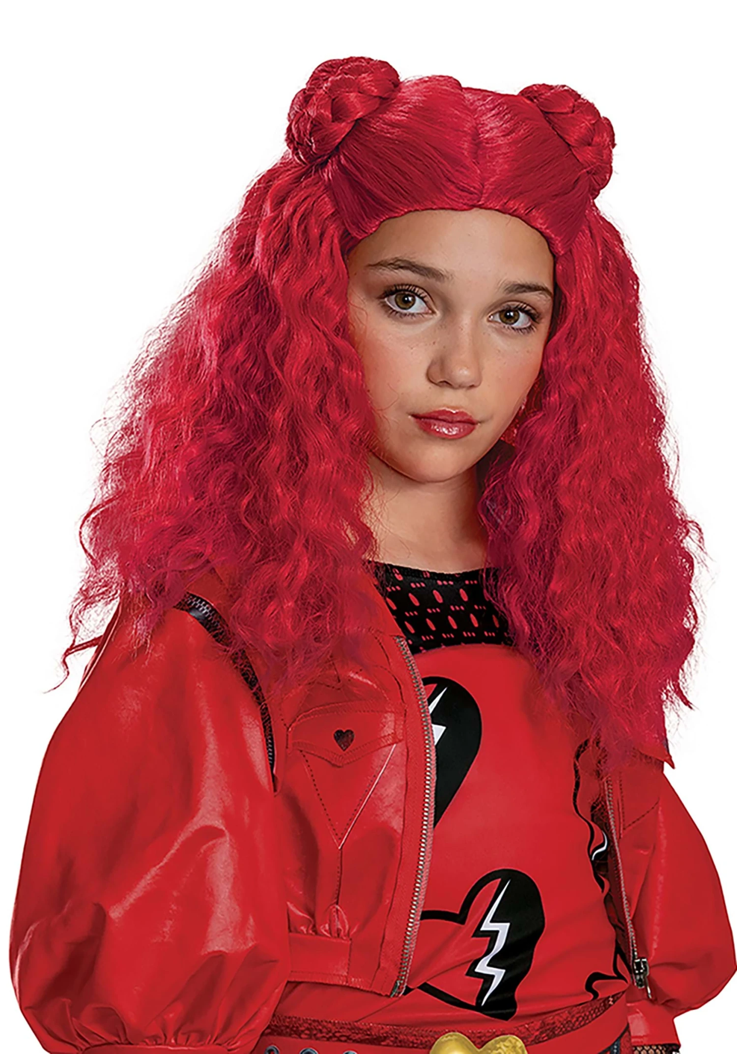 Disguise Disney Descendants 4 Red Costume Wig For Girls 3 Disguise Disney Descendants 4 Red Costume Wig For Girls