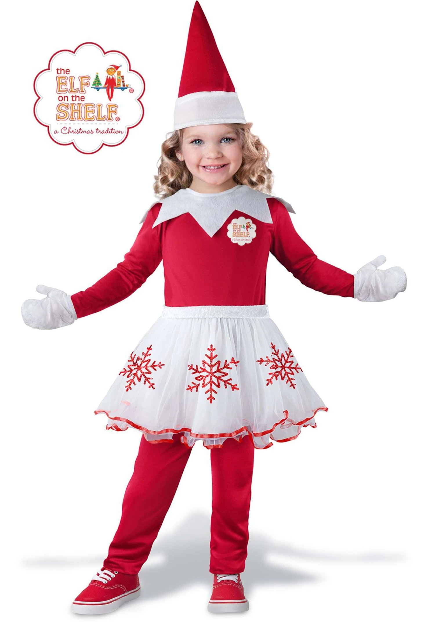Fun World Elf On The Shelf Girl's Toddler Costume 3 Fun World Elf On The Shelf Girl's Toddler Costume