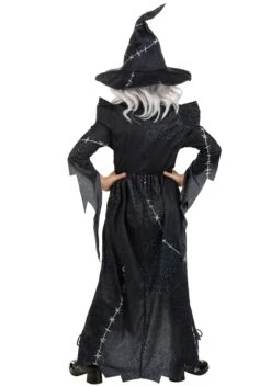 Girl's Gothic Stitch Witch Costume Dress 9 Girl's Gothic Stitch Witch Costume Dress -Halloween Costumes girls gothic stitch witch costume alt 1