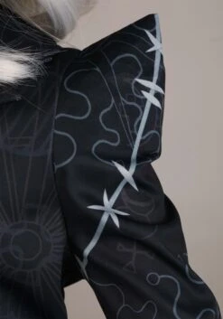 Girl's Gothic Stitch Witch Costume Dress 12 Girl's Gothic Stitch Witch Costume Dress -Halloween Costumes girls gothic stitch witch costume alt 4