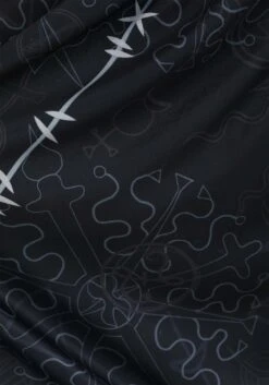 Girl's Gothic Stitch Witch Costume Dress 13 Girl's Gothic Stitch Witch Costume Dress -Halloween Costumes girls gothic stitch witch costume alt 5