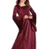 Hooded Renaissance Maiden Costume For Girls
