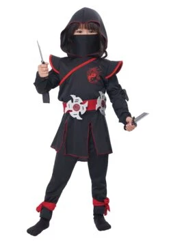 Lil' Ninja Girl Costume For Girls 7 Lil' Ninja Girl Costume For Girls -Halloween Costumes girls lil ninja girl costume alt 1
