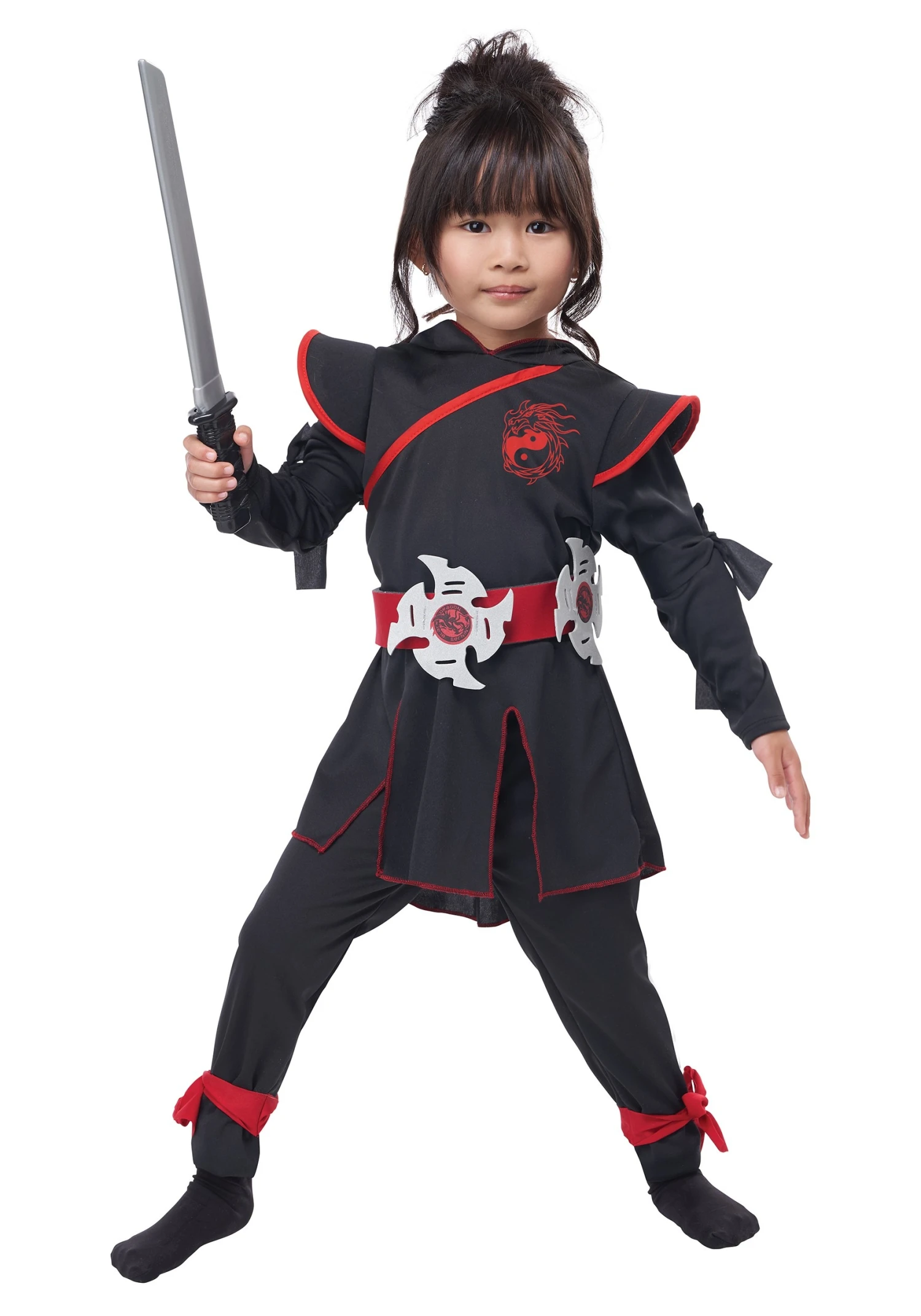 Lil' Ninja Girl Costume For Girls 3 Lil' Ninja Girl Costume For Girls