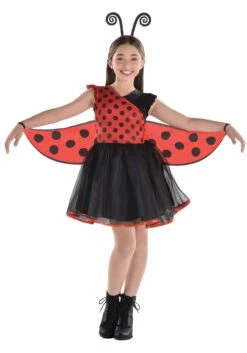 AMSCAN Girl's Toddler Lovely Ladybug Costume Dress