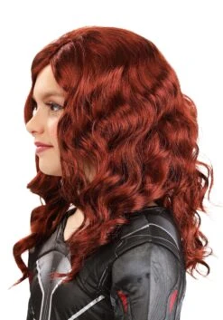 JAZWARES Marvel Black Widow Costume Wig For Girls 7 JAZWARES Marvel Black Widow Costume Wig For Girls -Halloween Costumes girls marvel black widow wig alt 2