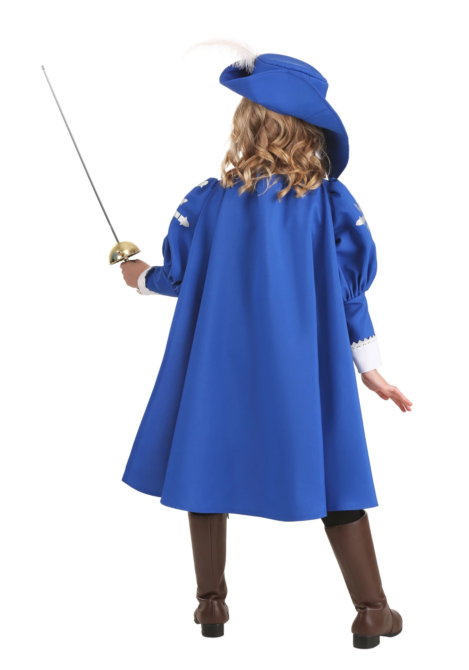 Girl's-Musketeer Costume 4 Girl's-Musketeer Costume - Image 2