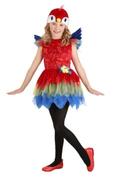 Parrot Bird Costume For Girls