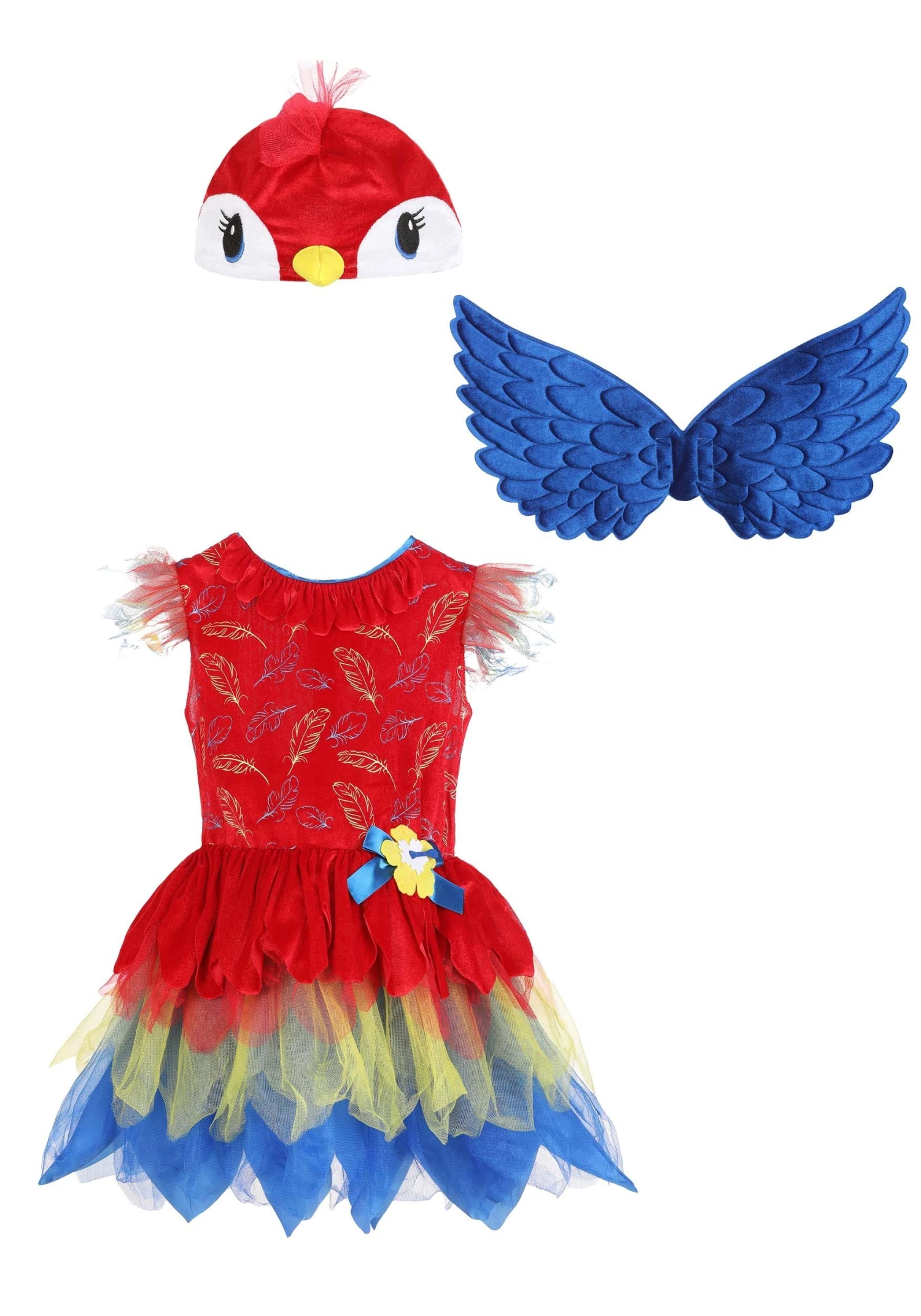 Parrot Bird Costume For Girls 5 Parrot Bird Costume For Girls - Image 3