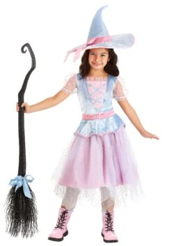 Pastel Fairy Witch Costume For Girls