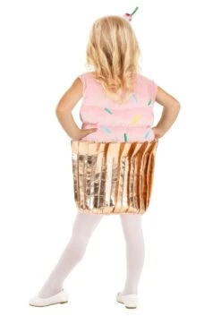Pink Cupcake Toddler Costume For Girls -Halloween Costumes girls pink cupcake toddler costume alt 1