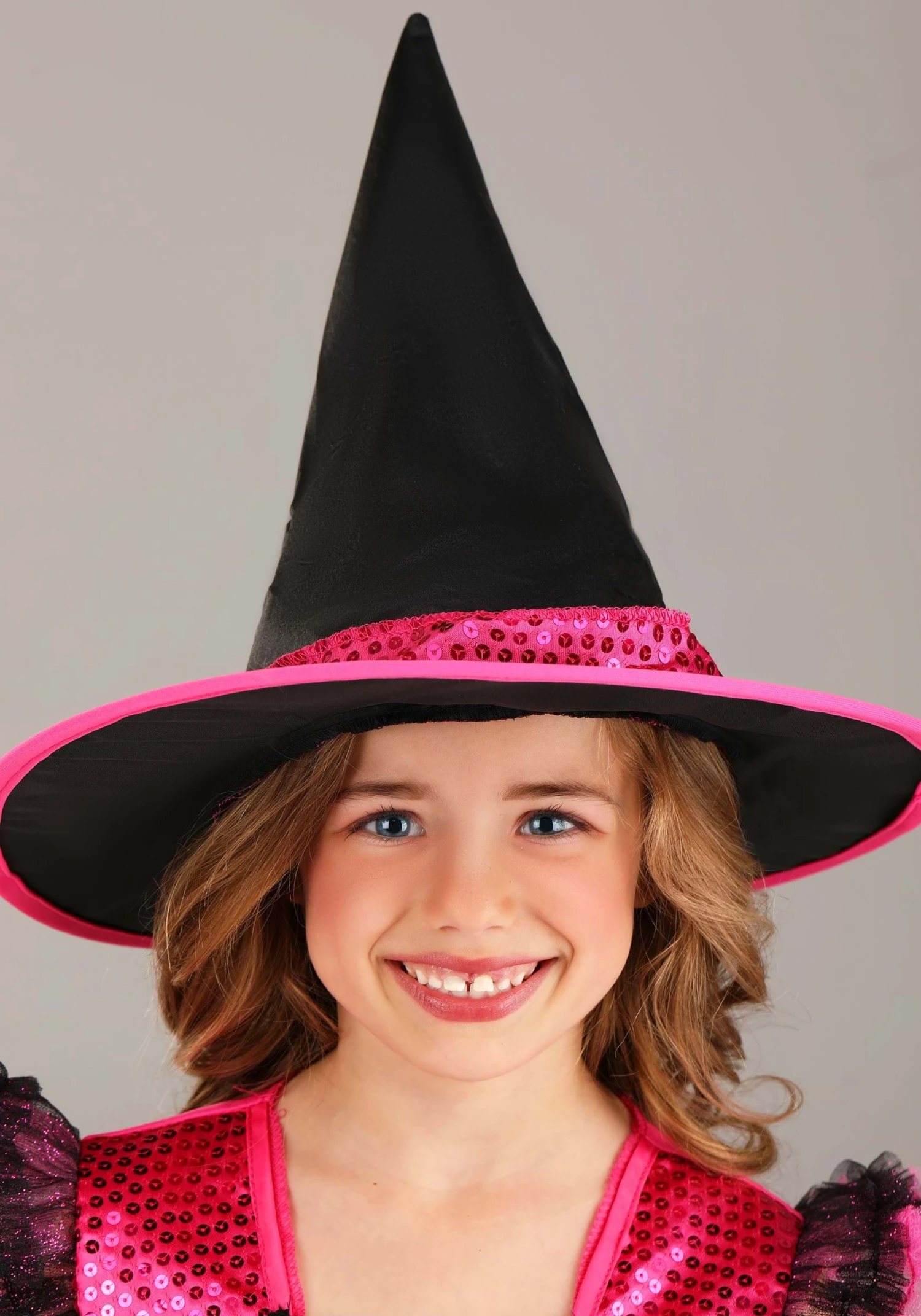 Girl's Pink Light Up Witch 9 Girl's Pink Light Up Witch - Image 7