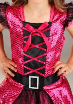 Girl's Pink Light Up Witch 17 Girl's Pink Light Up Witch -Halloween Costumes girls pink light up witch alt 7