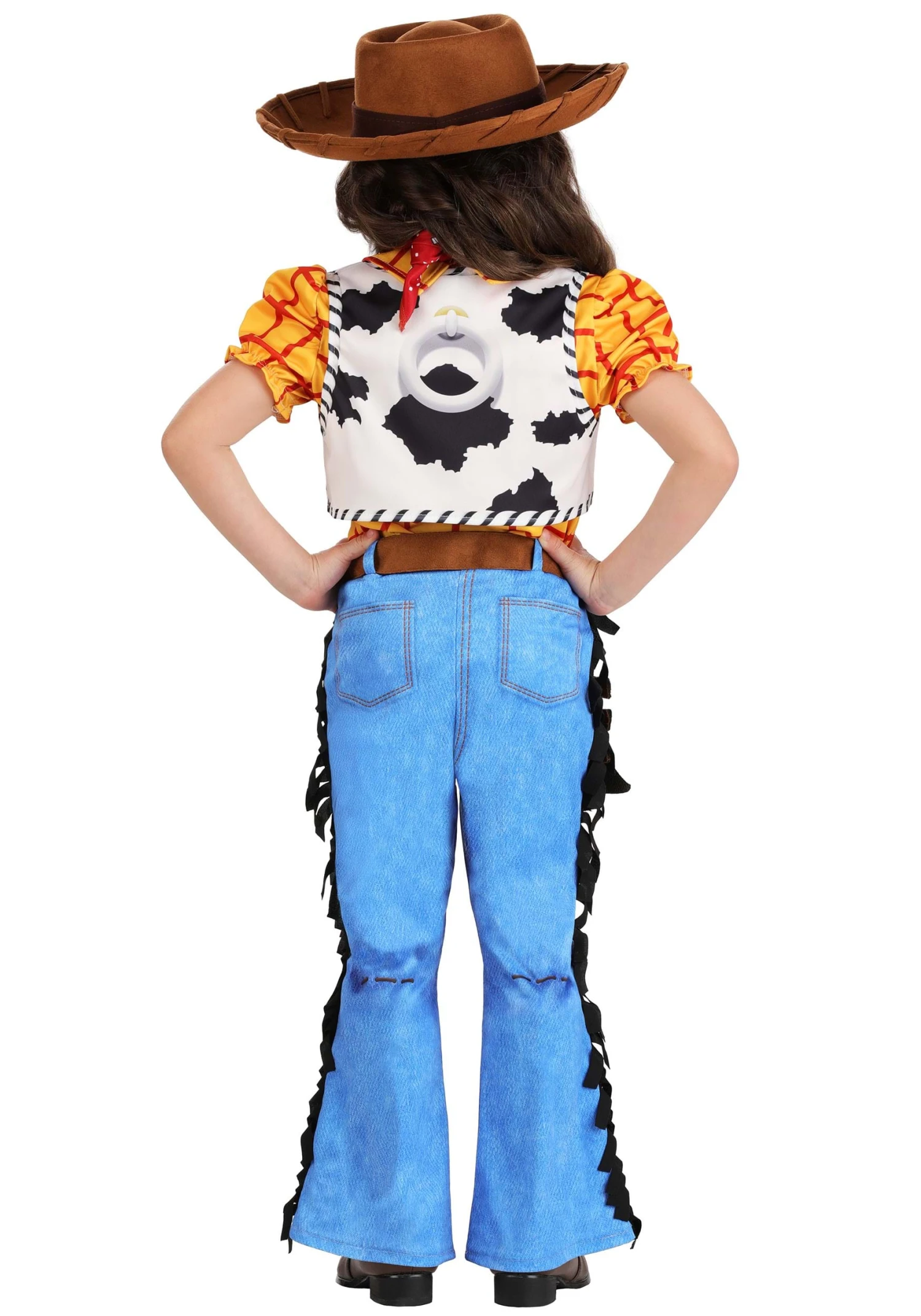 Girl's Pixar Toy Story Woody Toddler Costume 4 Girl's Pixar Toy Story Woody Toddler Costume - Image 2