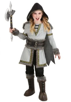 Premium Viking Costume For Girls