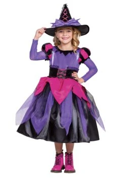 Disguise Witch Prestige Costume For Girls 5 Disguise Witch Prestige Costume For Girls -Halloween Costumes girls prestige witch costume alt 1