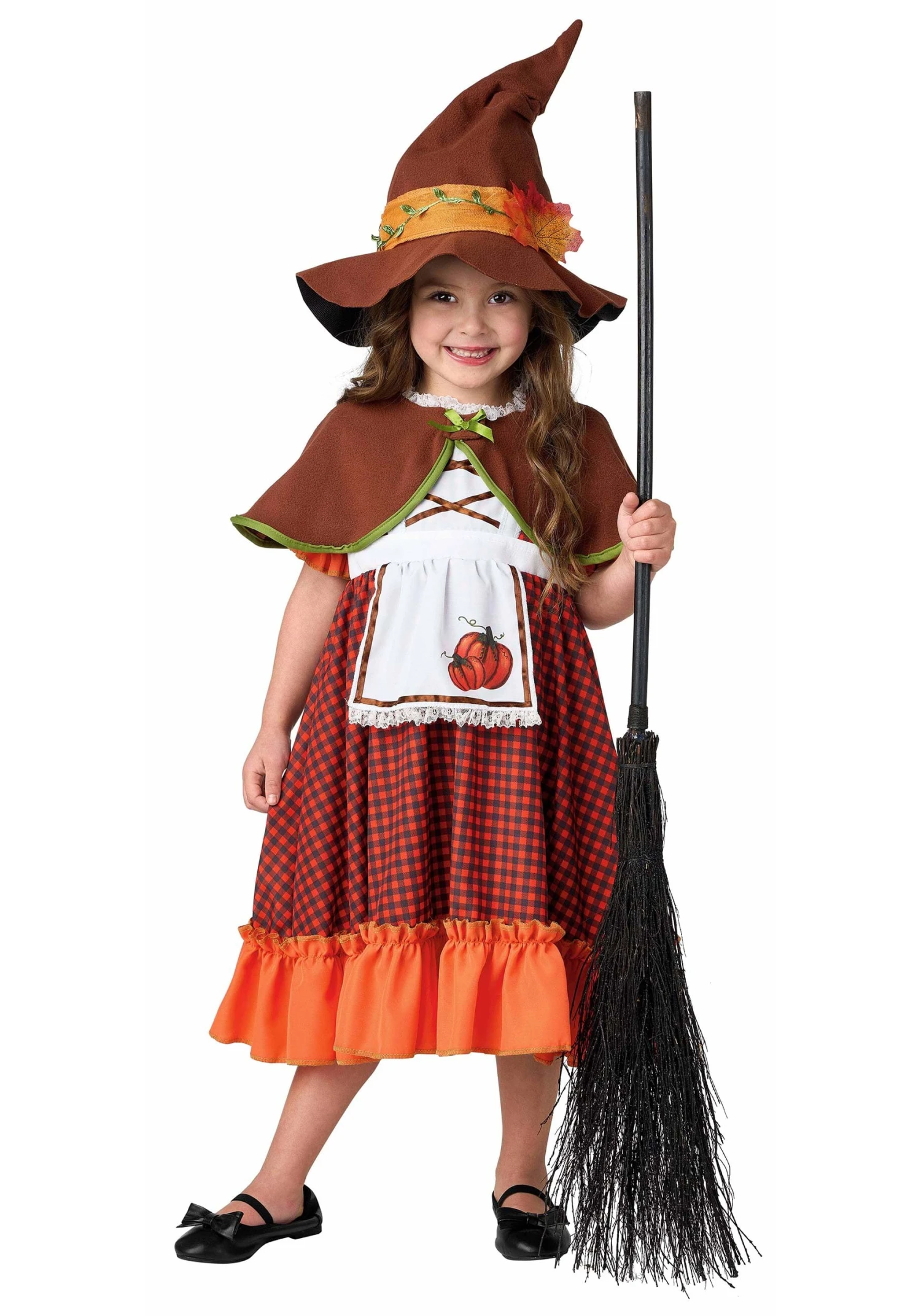Girl's Cottage Harvest Witch Toddler Costume 3 Girl's Cottage Harvest Witch Toddler Costume