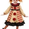 Girl's Little Creepy Clown Toddler Costume 2 Girl's Little Creepy Clown Toddler Costume -Halloween Costumes girls toddler little creepy clown costume