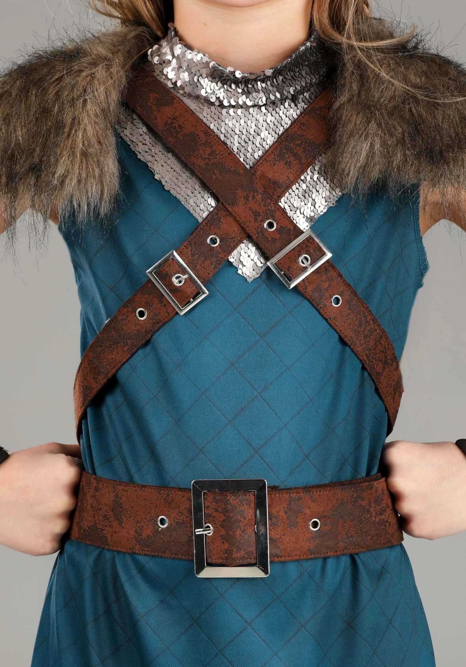 Valhalla Viking Costume For Girls 6 Valhalla Viking Costume For Girls - Image 4