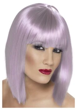 Smiffys Glam Lilac Costume Wig