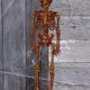 16" Glittering Orange Skeleton Halloween Decoration -Halloween Costumes glittering skeleton orange