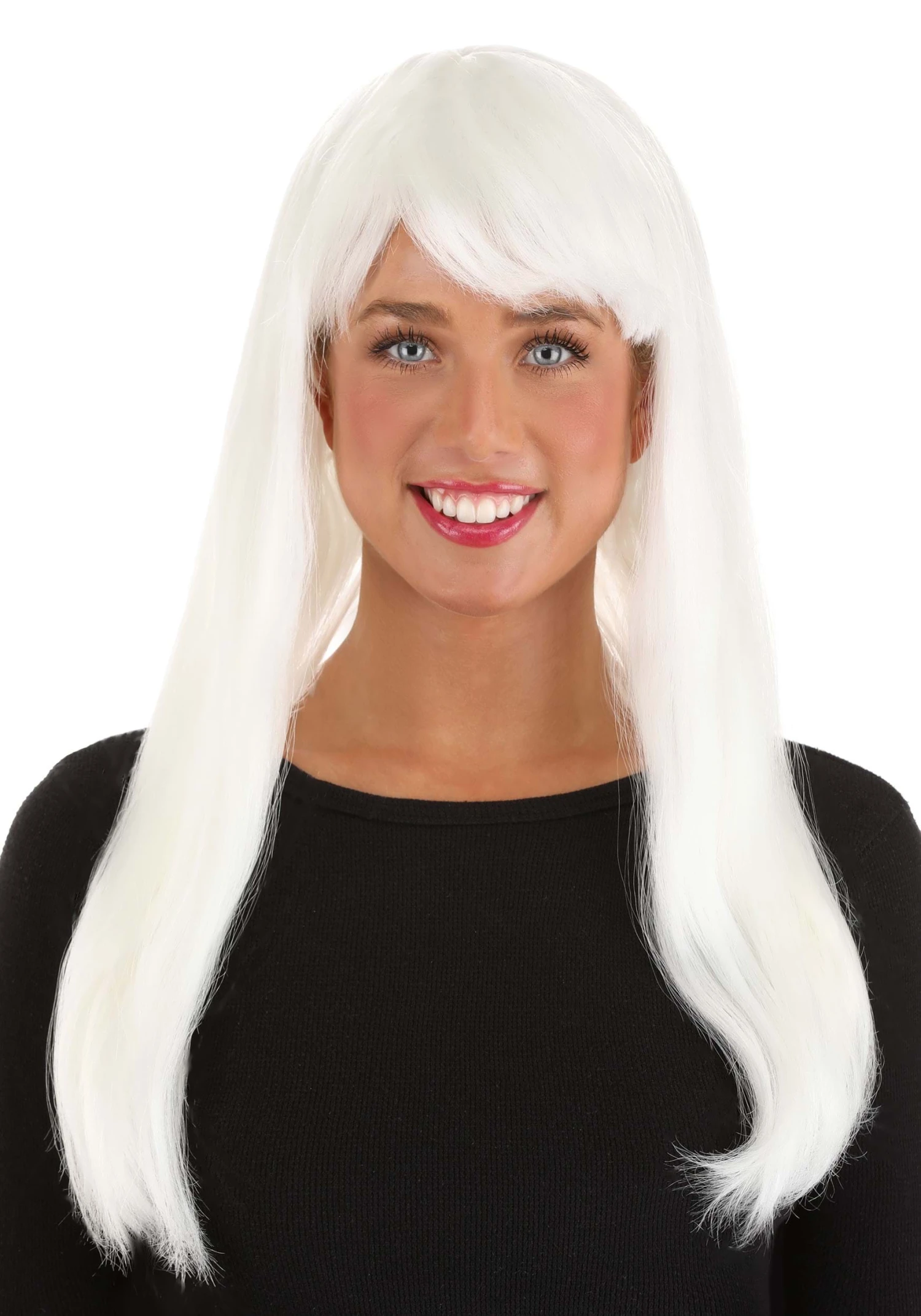 Women's Long Glow In The Dark Costume Wig 4 Women's Long Glow In The Dark Costume Wig - Image 2