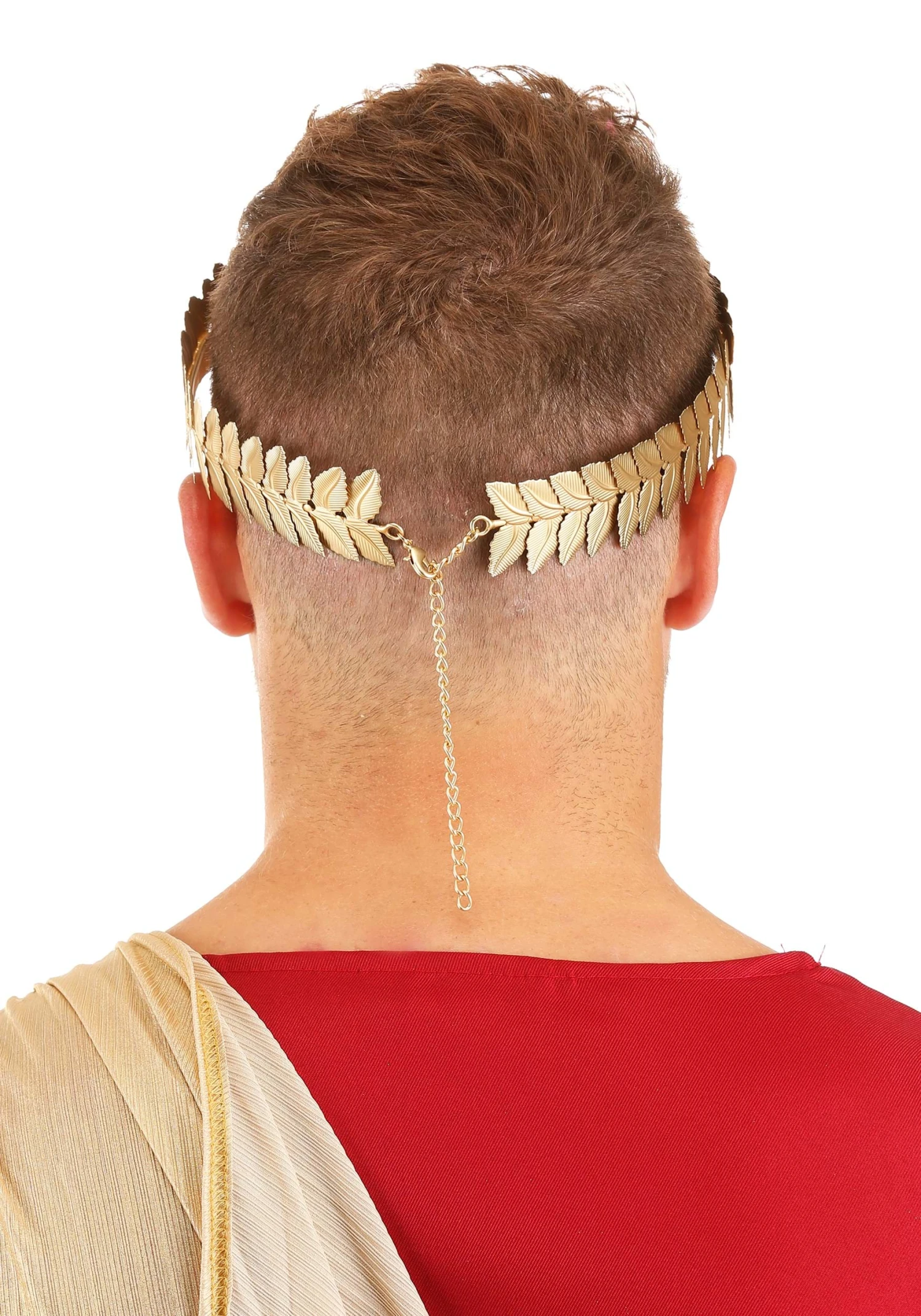 Gold Caesar Costume Circlet Headband 6 Gold Caesar Costume Circlet Headband - Image 4
