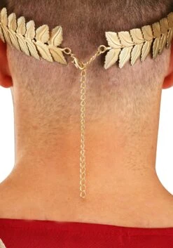 Gold Caesar Costume Circlet Headband 12 Gold Caesar Costume Circlet Headband -Halloween Costumes gold caesar circlet alt 4