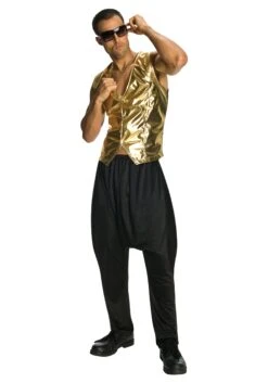 Gold MC Hammer Vest For Adults