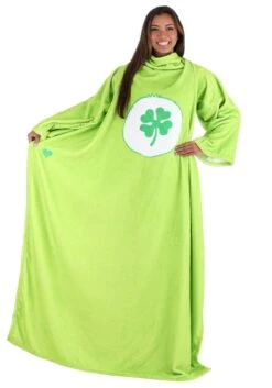 Care Bears Good Luck Bear Wearable Comfy Throw 7 Care Bears Good Luck Bear Wearable Comfy Throw -Halloween Costumes good luck bear wearable throw alt 1